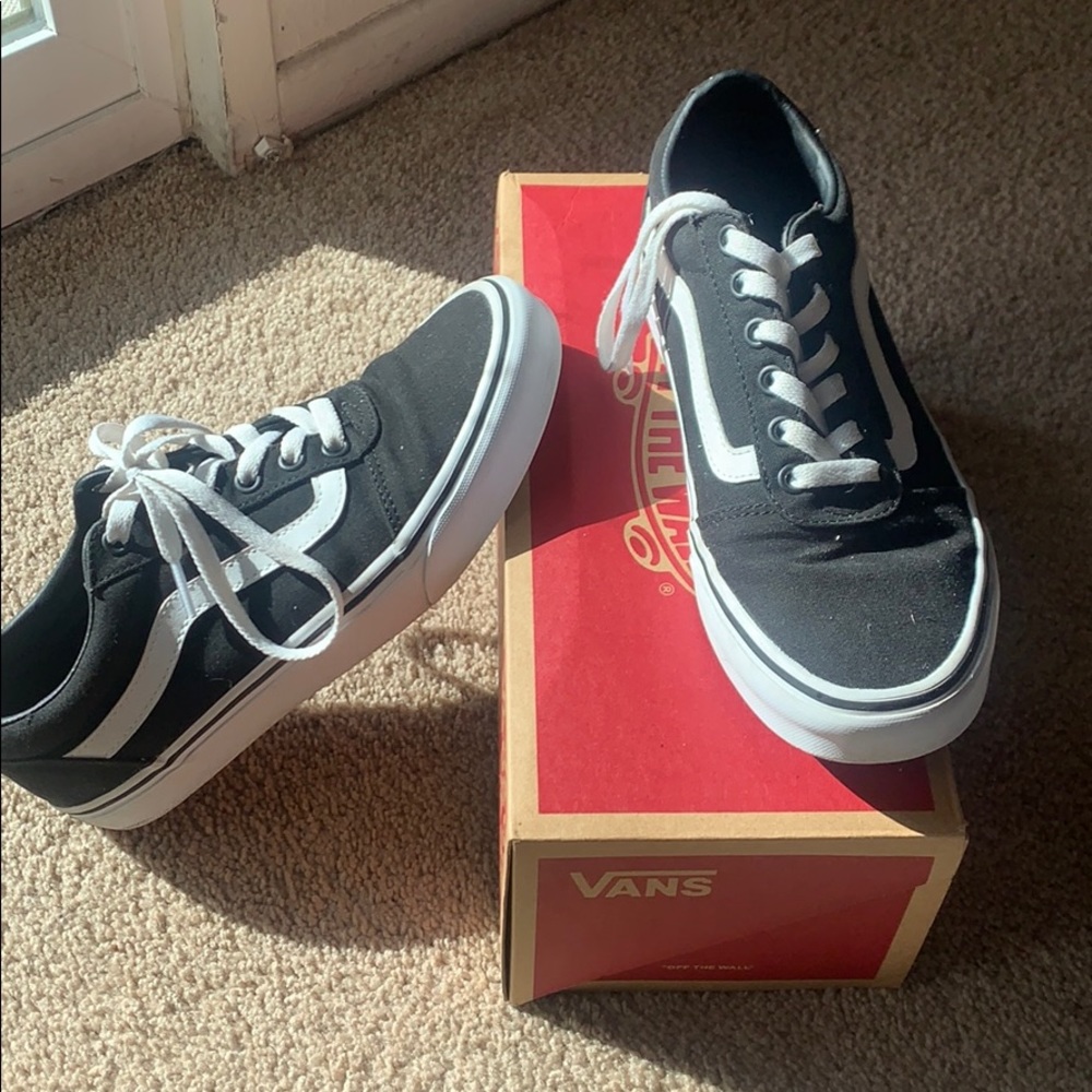 Black old school vans